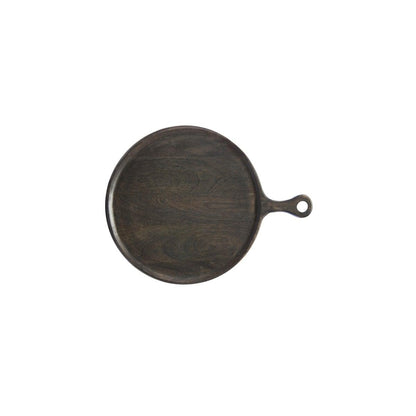 Chef Inox Round Serving Board with Handle 250x15mm - Kitchenly