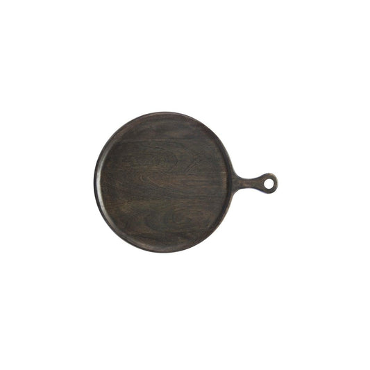 Chef Inox Round Serving Board with Handle 250x15mm - Kitchenly