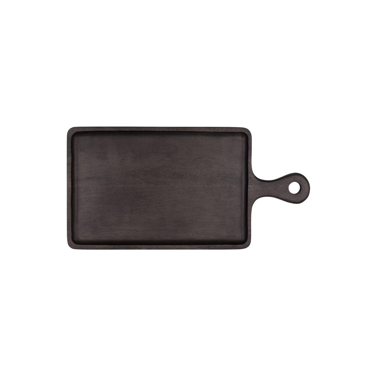 Chef Inox Mangowood Rectangular Serving Board with Handle 300x200x15mm - Kitchenly
