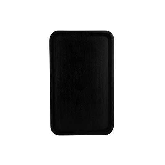 Chef Inox Serve Black Acacia Rectangular Tray 530x325x25mm (Box of 4) - Kitchenly