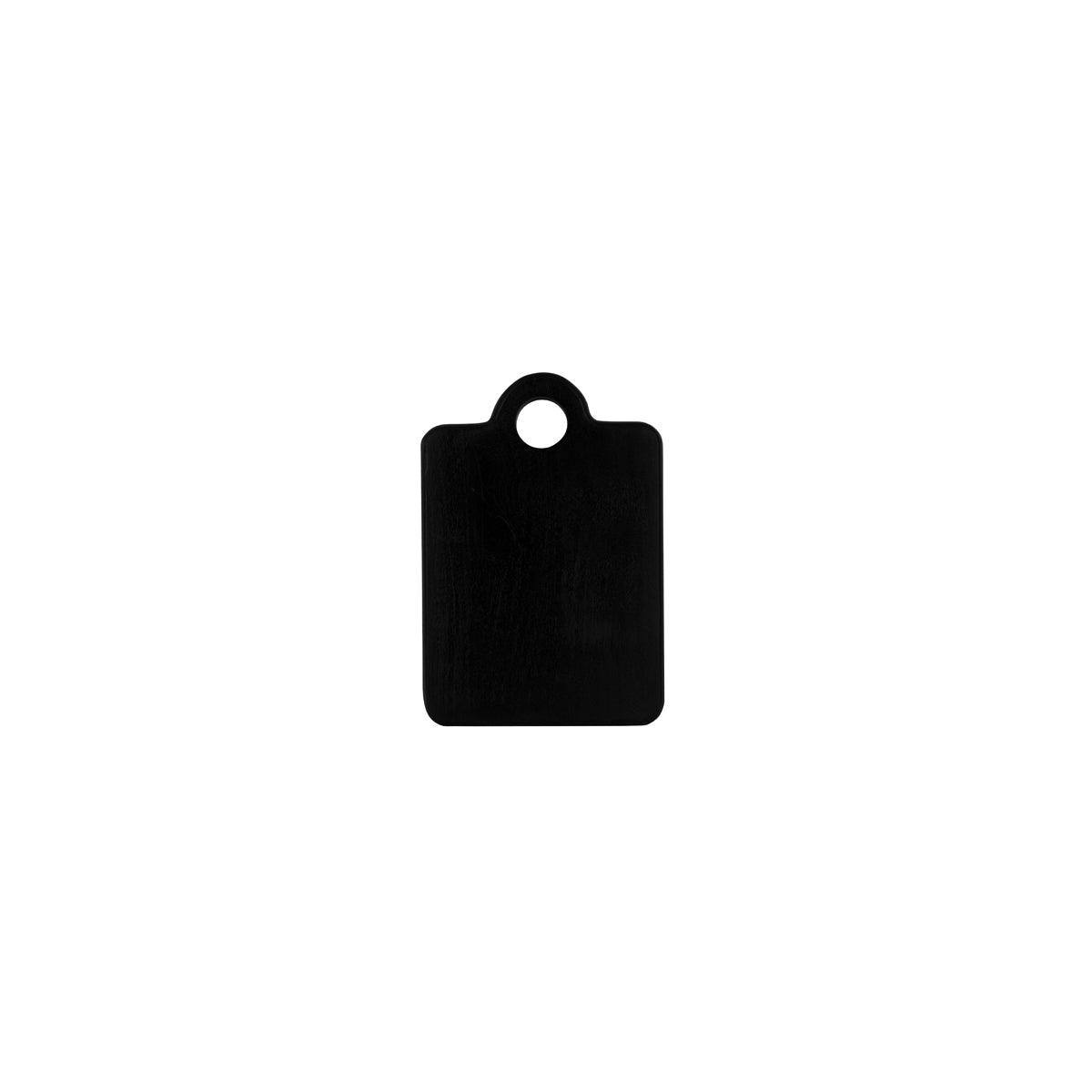 Chef Inox Serve Black Acacia Board with Loop Handle 280x190x25mm (Box of 4) - Kitchenly