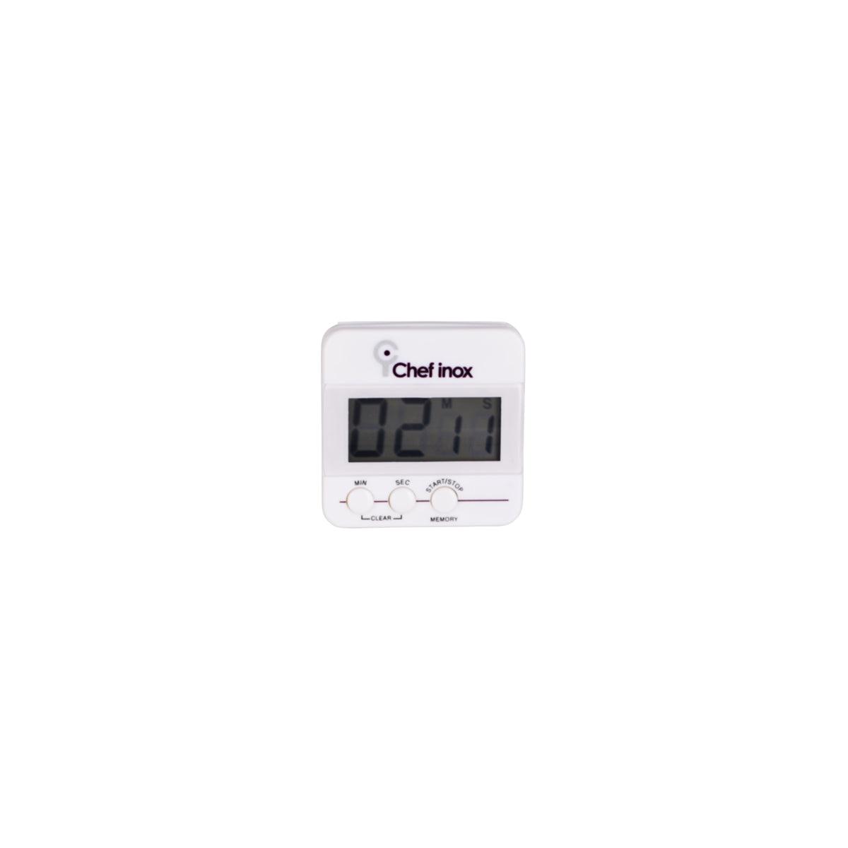 Chef Craft Timer Chef Inox Timer Digital Countdown 60 Minute 62x62x25mm – Kitchenly