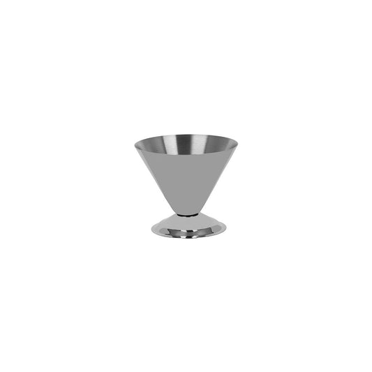 Chef Inox Seafood Cocktail Conical Stainless Steel 94x81mm / 150ml - Kitchenly
