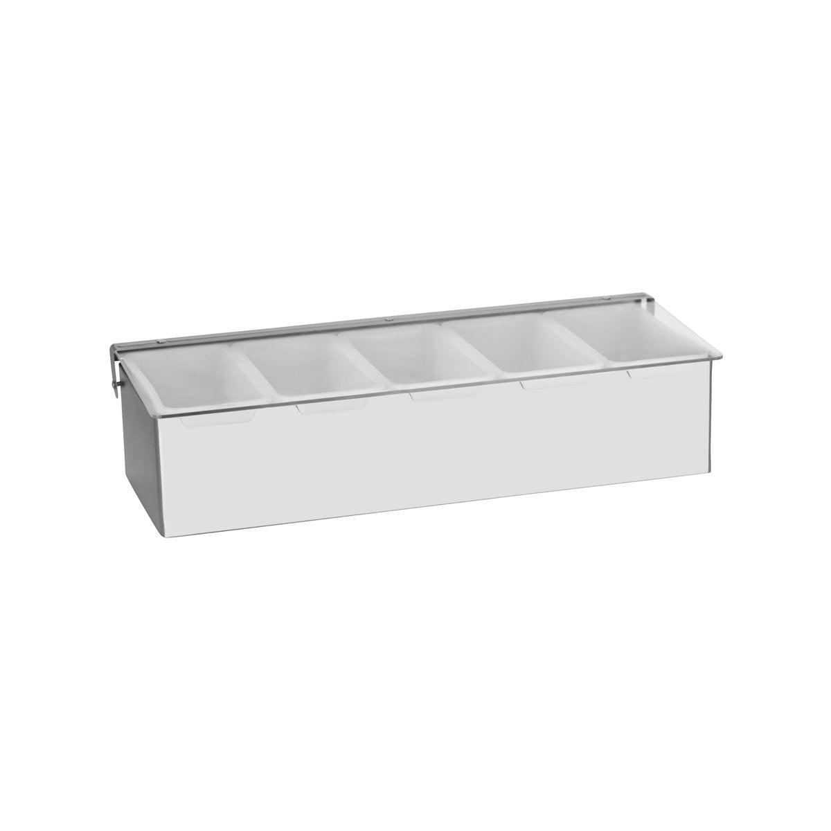 Chef Inox Condiment Dispenser 5-Compartment - Kitchenly