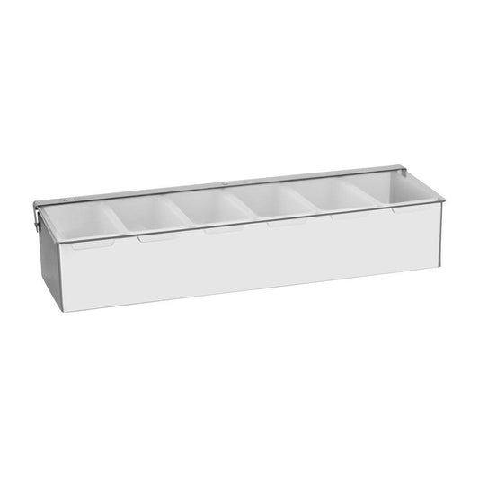 Chef Inox Condiment Dispenser 6-Compartment - Kitchenly