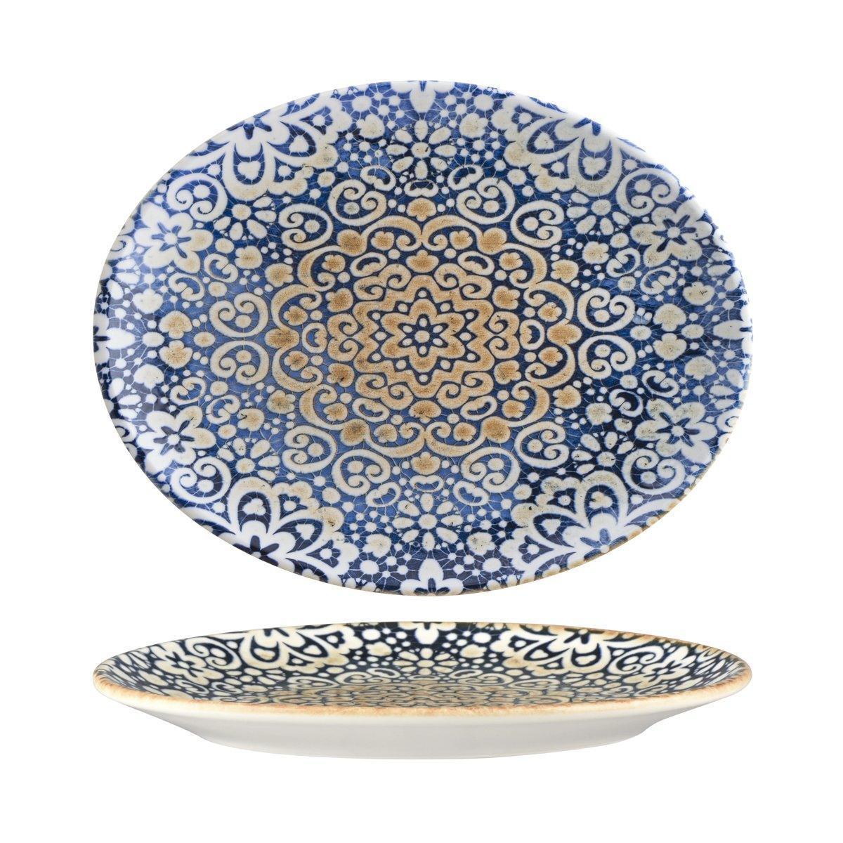 Bonna Alhambra Oval Coupe Platter 365x285x30mm (Box of 6) – Kitchenly