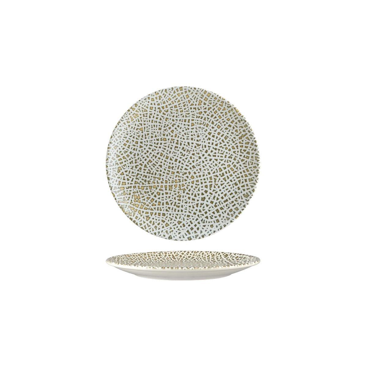 Bonna Lapya Wood Round Coupe Plate 210x22mm (Box of 12) - Kitchenly
