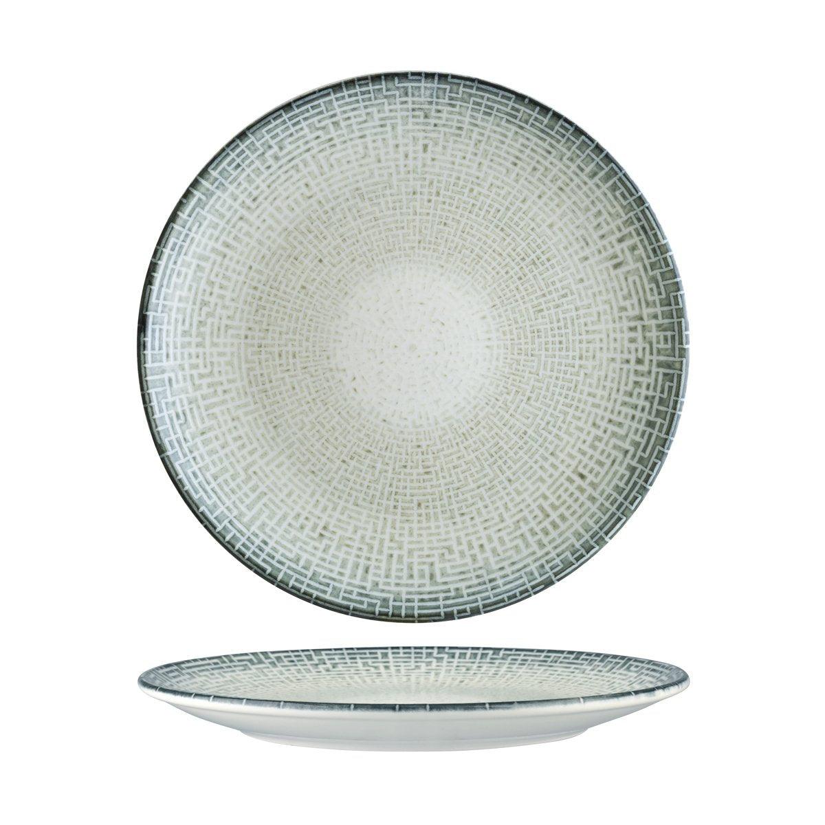 Bonna Maze Round Coupe Plate 270mm (Box of 12) - Kitchenly