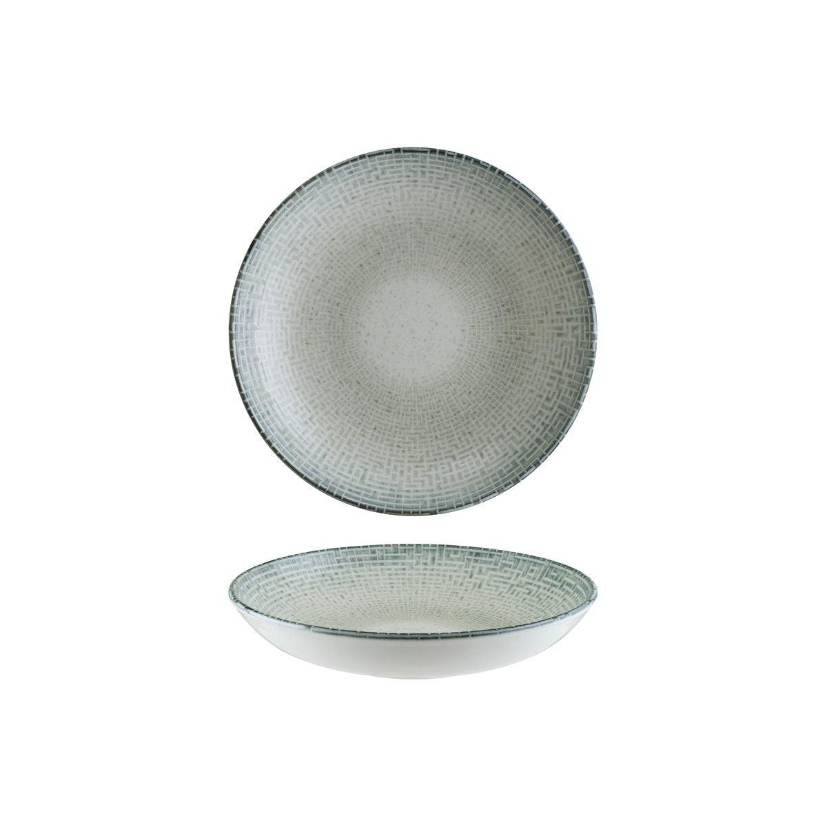 Bonna Maze Round Flared Bowl 230x45mm / 1000ml (Box of 6) - Kitchenly