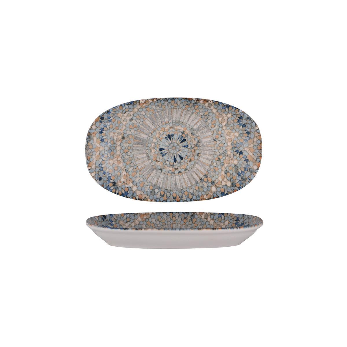 Bonna Luca Mosiac Oval Coupe Dish 240x140mm (Box of 12) - Kitchenly