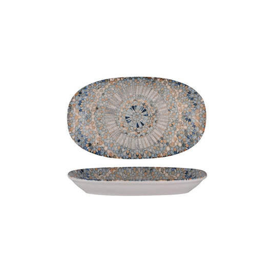 Bonna Luca Mosiac Oval Coupe Dish 240x140mm (Box of 12) - Kitchenly