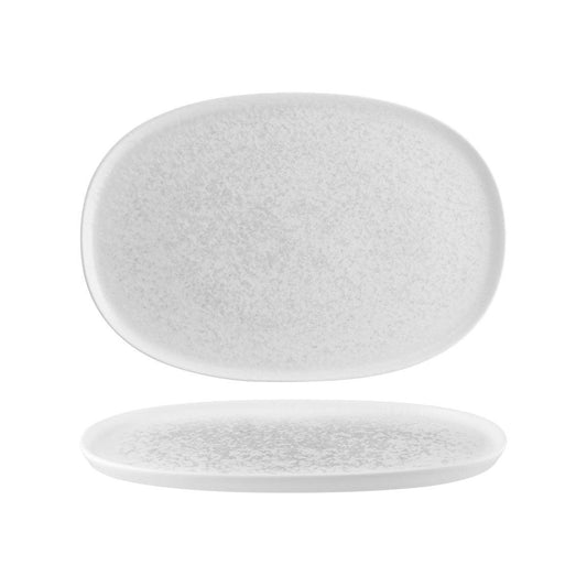 Bonna Lunar White Oval Platter 340x230x20mm (Box of 6) - Kitchenly