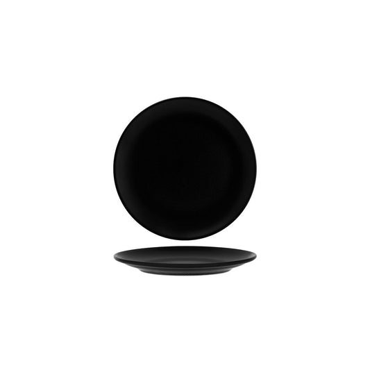 Bonna Notte Black Round Coupe Plate 210x23mm (Box of 12) - Kitchenly