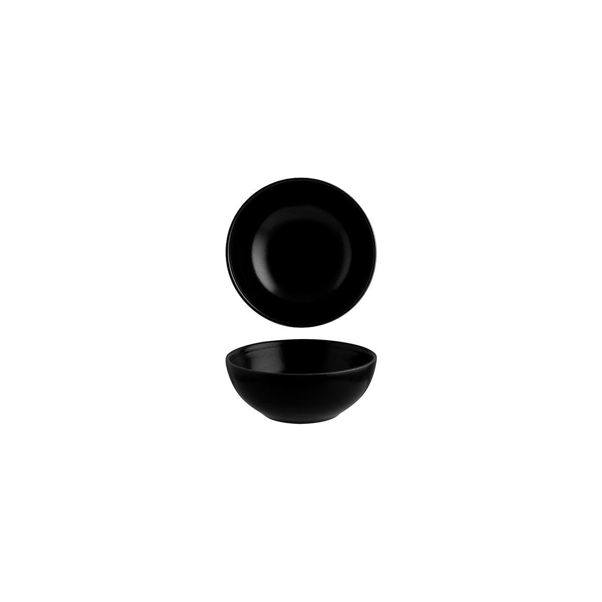 Bonna Notte Black Notte Black Moss Bowl 130x40mm / 450ml (Box of 12) - Kitchenly