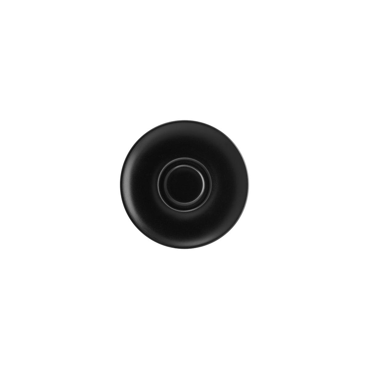 Bonna Notte Black Consommâ€šÃ„Ã¶ Saucer 190x20mm (Box of 12) - Kitchenly