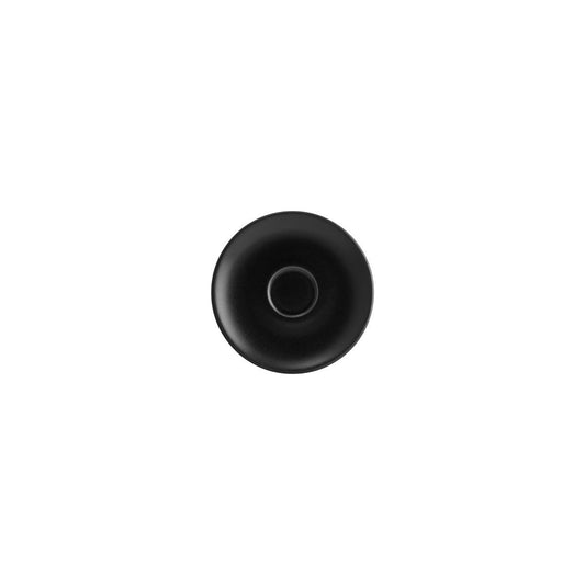 Bonna Notte Black Espresso Saucer 120x17mm (Box of 6) - Kitchenly