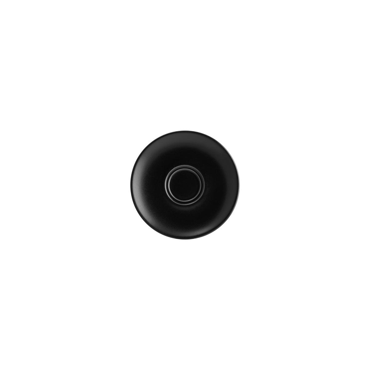 Bonna Notte Black Coffee Cup Saucer 160x20mm (Box of 6) - Kitchenly