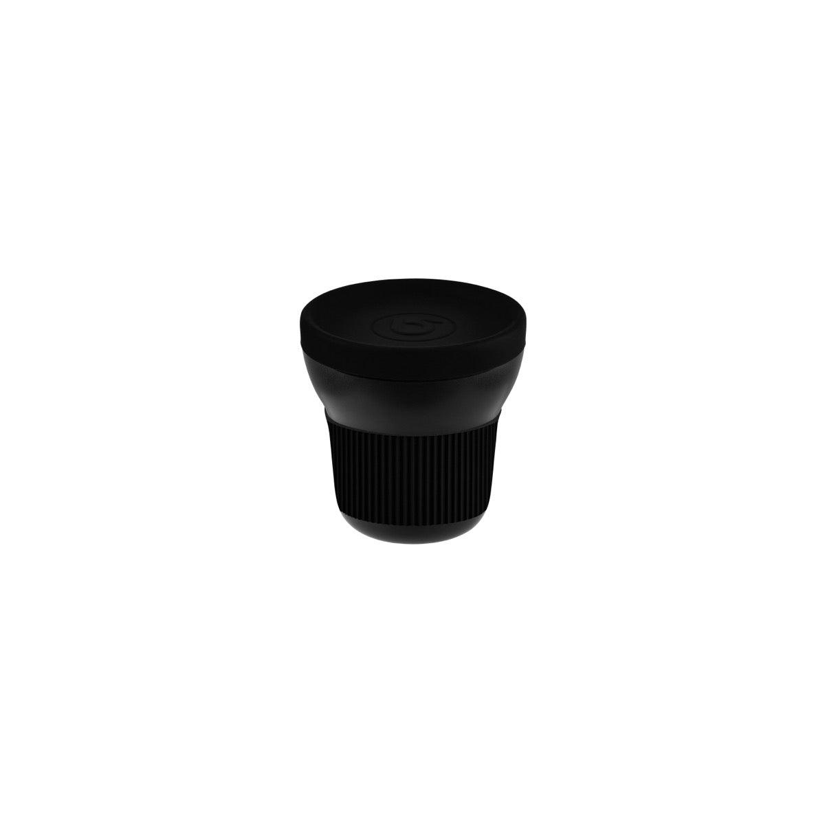 Bonna Notte Black Softline Mug With Silicone Cover & Sleeve 95x96mm / 300ml (Box of 6) - Kitchenly