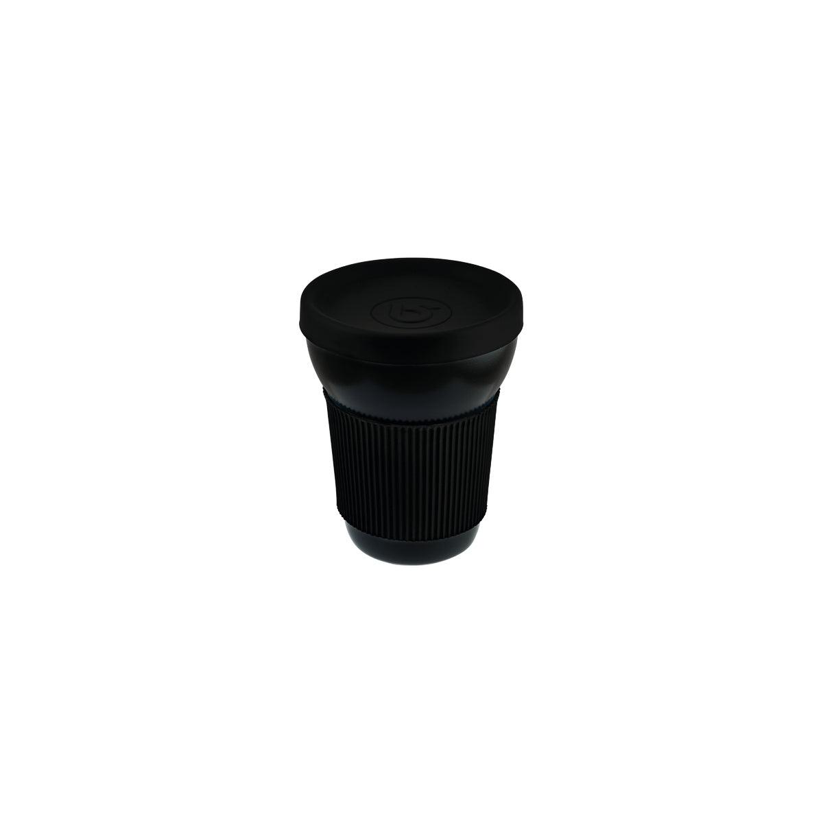Bonna Notte Black Softline Mug With Silicone Cover & Sleeve 95x120mm / 350ml (Box of 6) - Kitchenly