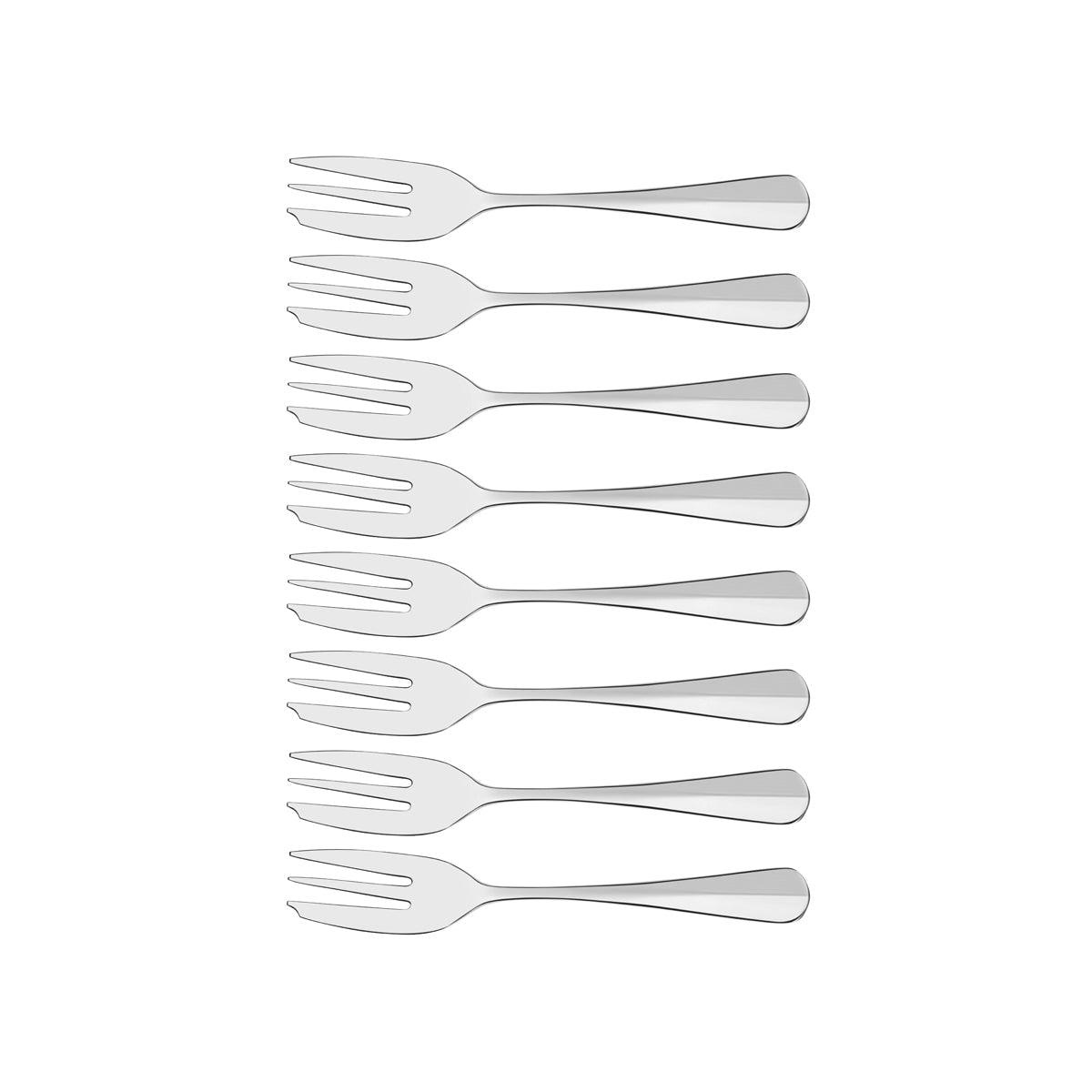 Tablekraft Bogart Cake Fork Set 8pc - Kitchenly