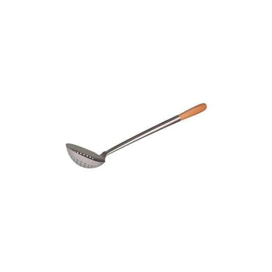 Chef Inox Skimmer Bowl Wood Handle 125x390mm - Kitchenly