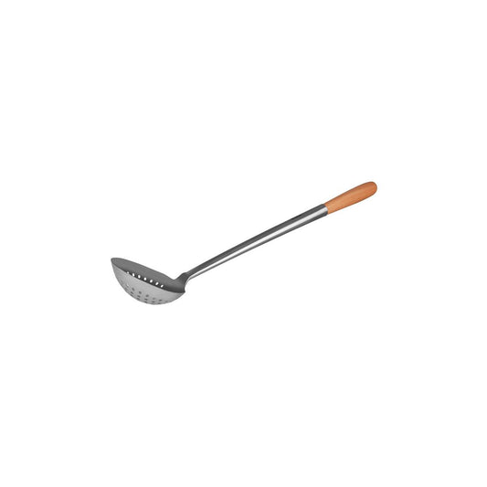 Chef Inox Skimmer Bowl Wood Handle 135x390mm - Kitchenly
