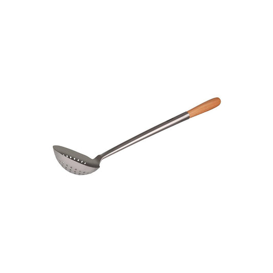 Chef Inox Skimmer Bowl Wood Handle 145x415mm - Kitchenly