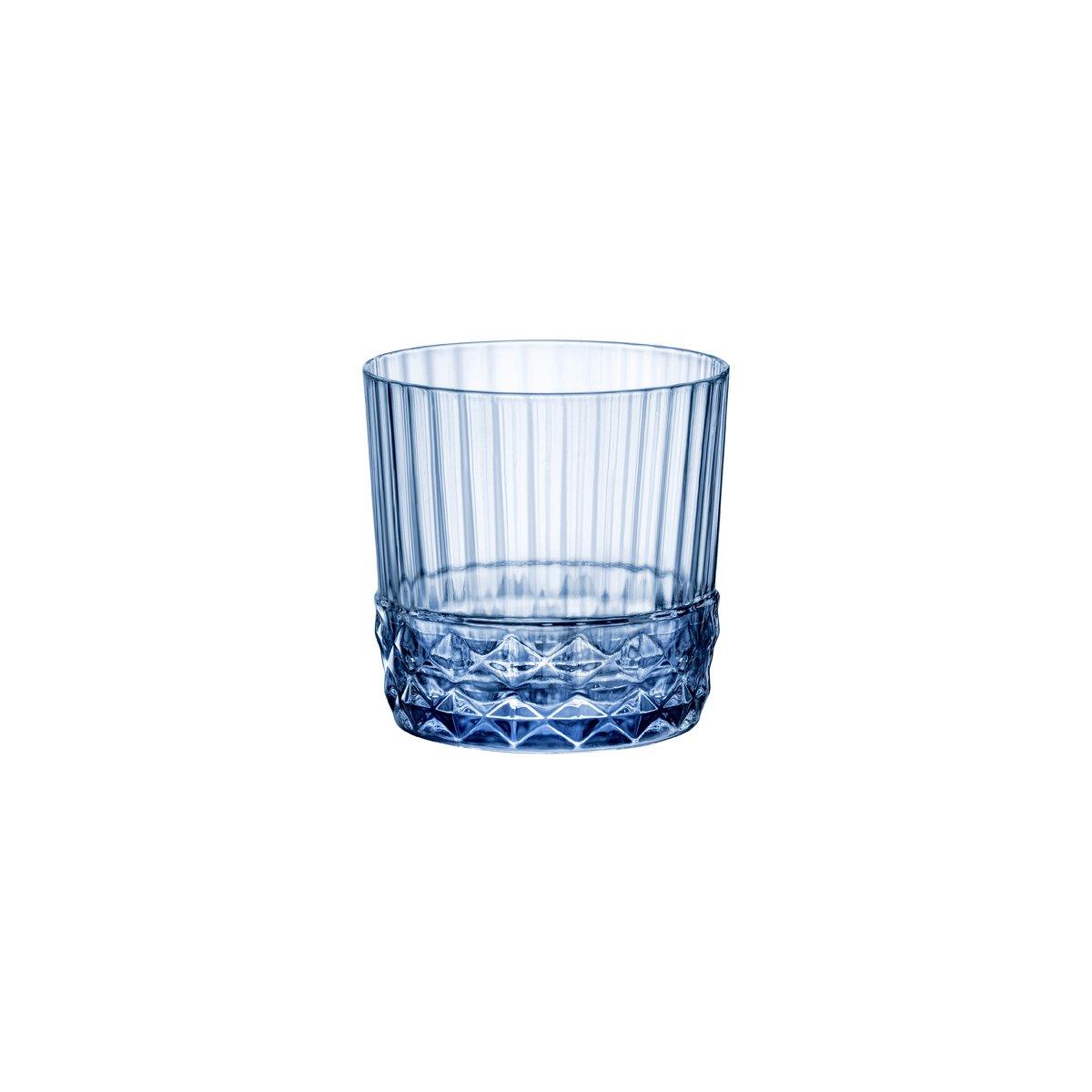 Bormioli Rocco America 20s Sapphire Blue Rocks 300ml (Box of 24) - Kitchenly