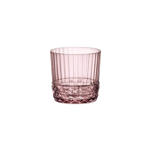 Bormioli Rocco America '20s Lilac Rose Rocks 300ml (Box of 24) - Kitchenly
