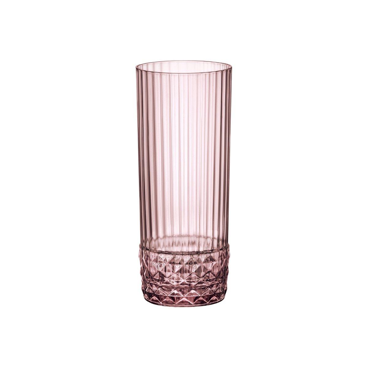 Bormioli Rocco America 20s Lilac Rose Long Drink 400ml (Box of 24) - Kitchenly