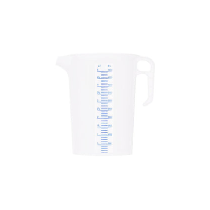 Chef Inox Measuring Jug with Blue Graduating 5000ml - Kitchenly