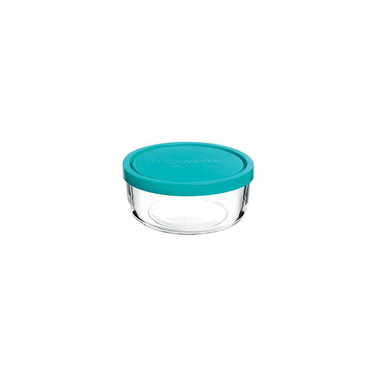 Bormioli Rocco Frigoverre Round Container with Blue Lid 150x65mm / 750ml - Kitchenly