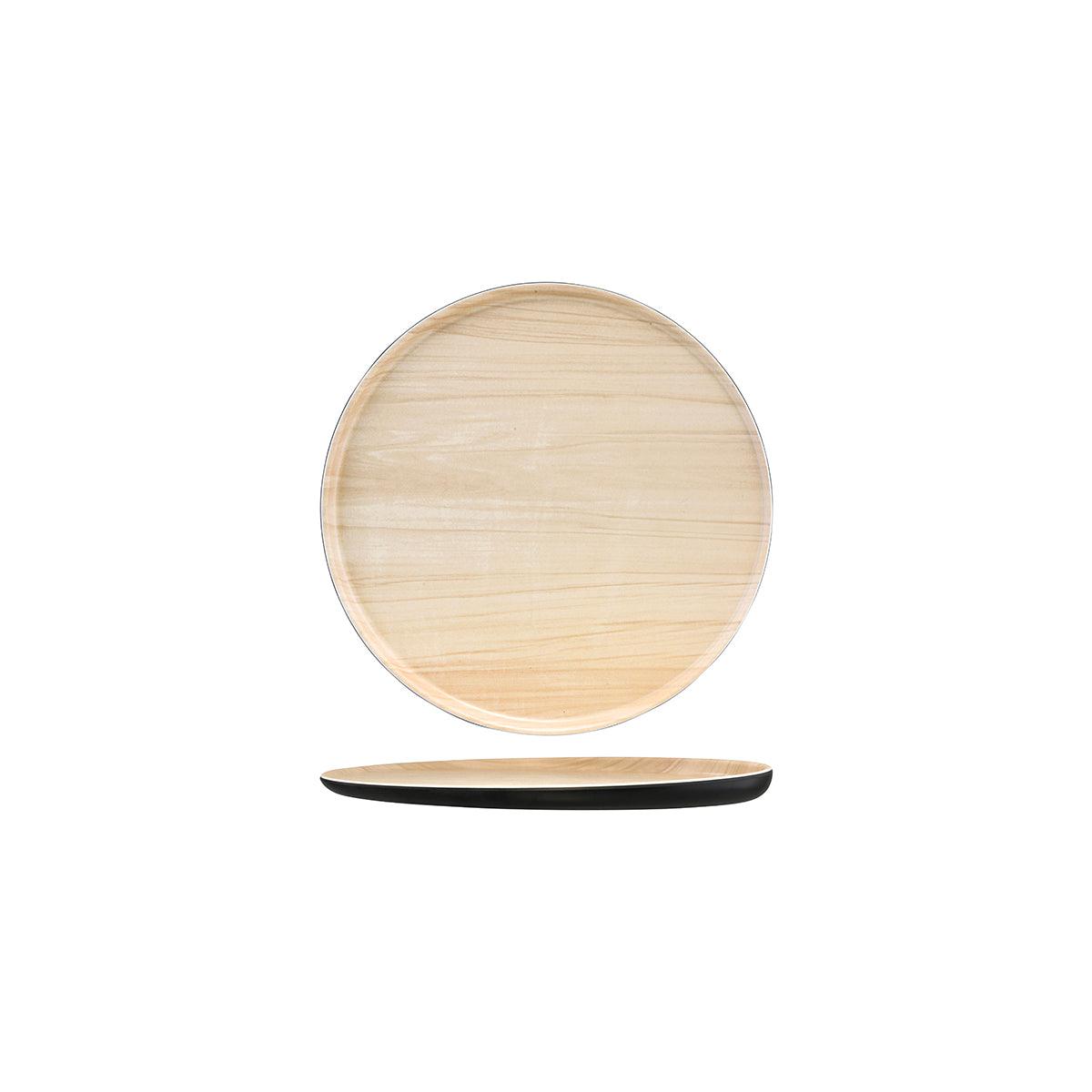 Zicco Melamine Echo Round Platter 227x26mm - Kitchenly