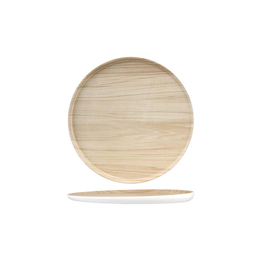 Zicco Melamine Echo Round Platter 300x26mm - Kitchenly