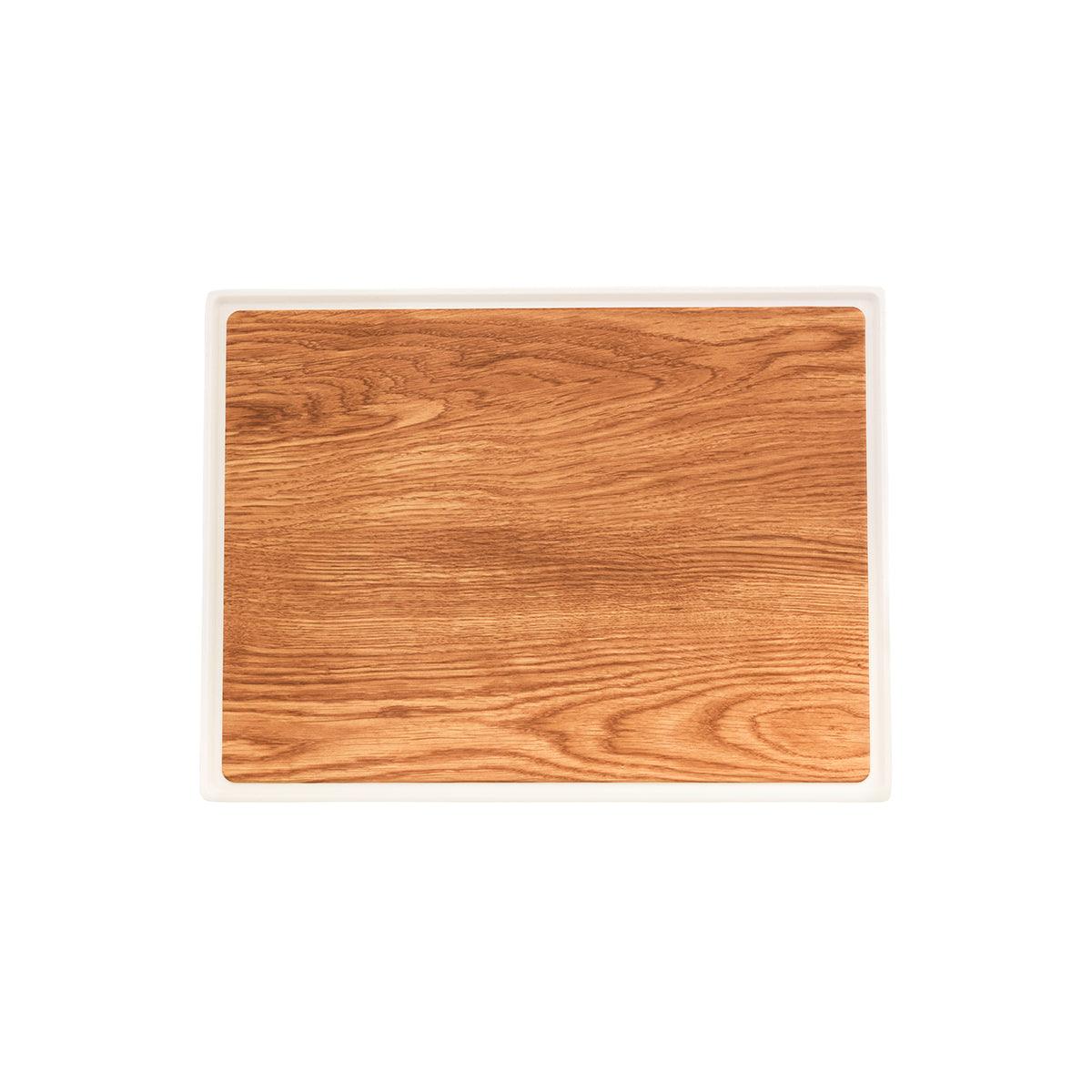 Zicco Melamine Contempo Rectangular Tray 350x260x15mm - Kitchenly