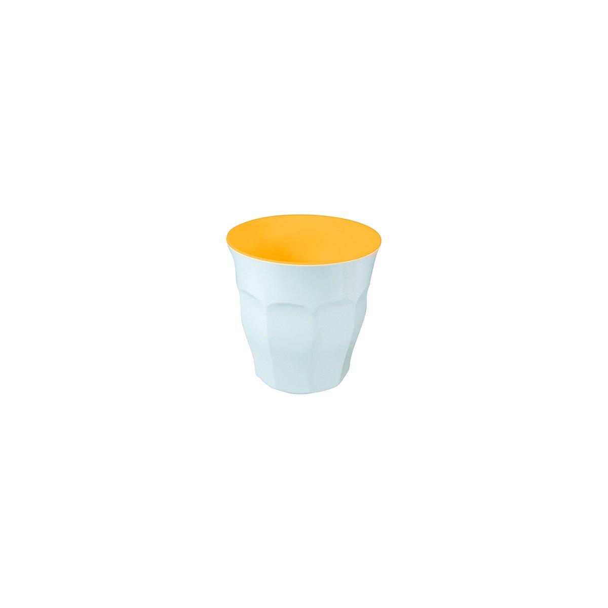 JAB Melamine Sorbet Coloured Interior / White Exterior Tumbler 200ml (Box of 12) - Kitchenly