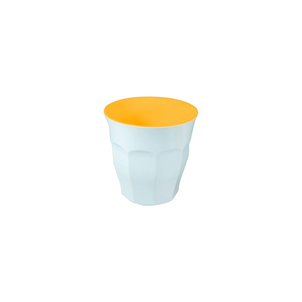 JAB Melamine Sorbet Coloured Interior / White Exterior Tumbler 300ml (Box of 6) - Kitchenly