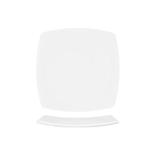 Superware White Square Plate Coupe 266x266mm (Box of 6) - Kitchenly