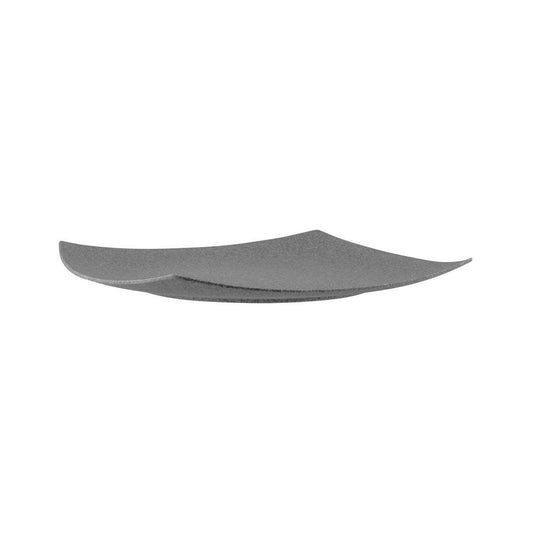 JAB Melamine Concrete Square Coupe Platter 405x405x38mm - Kitchenly