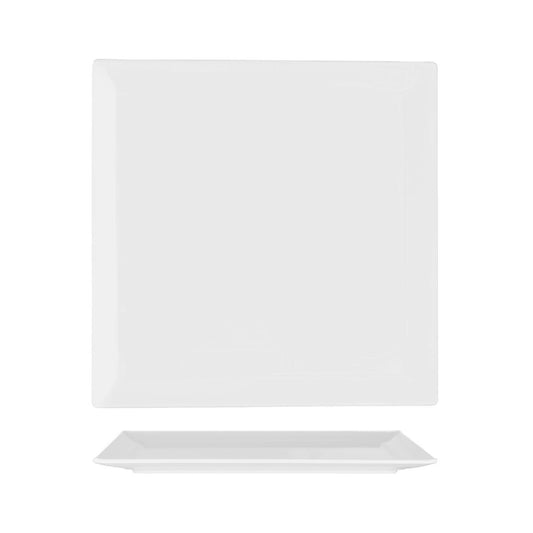 Superware White Square Flat Platter 380x380mm (Box of 6) - Kitchenly