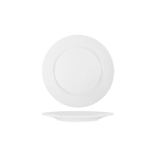 Superware White Round Plate Raised Rim 165mm (Box of 12) - Kitchenly