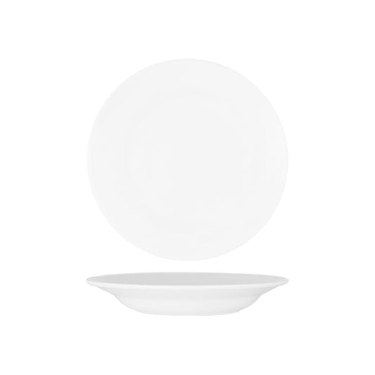 Superware White Pasta Plate Wide Rim 230mm - Kitchenly