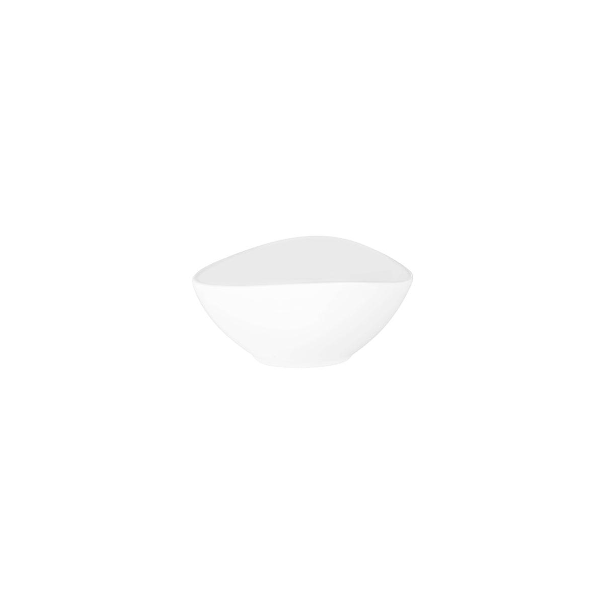 Superware White Triangular Salad Bowl 203x165x89mm (Box of 6) - Kitchenly