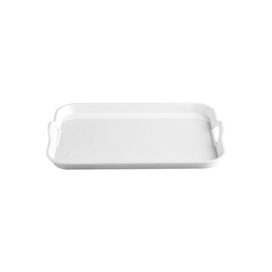 Superware White Serving Tray with 2 Handles 530x370mm (Box of 3) - Kitchenly