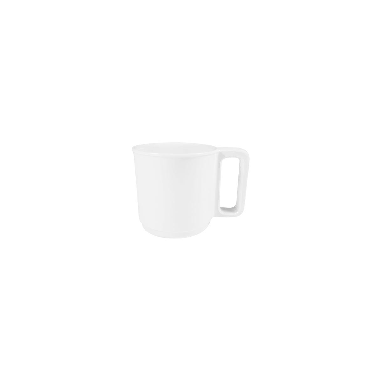 Superware White Coffe Mug Stackable 350ml (Box of 12) - Kitchenly