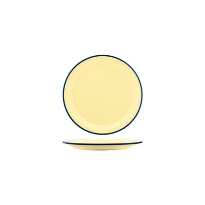 JAB Melamine Vintage Round Plate 190mm (Box of 6) - Kitchenly
