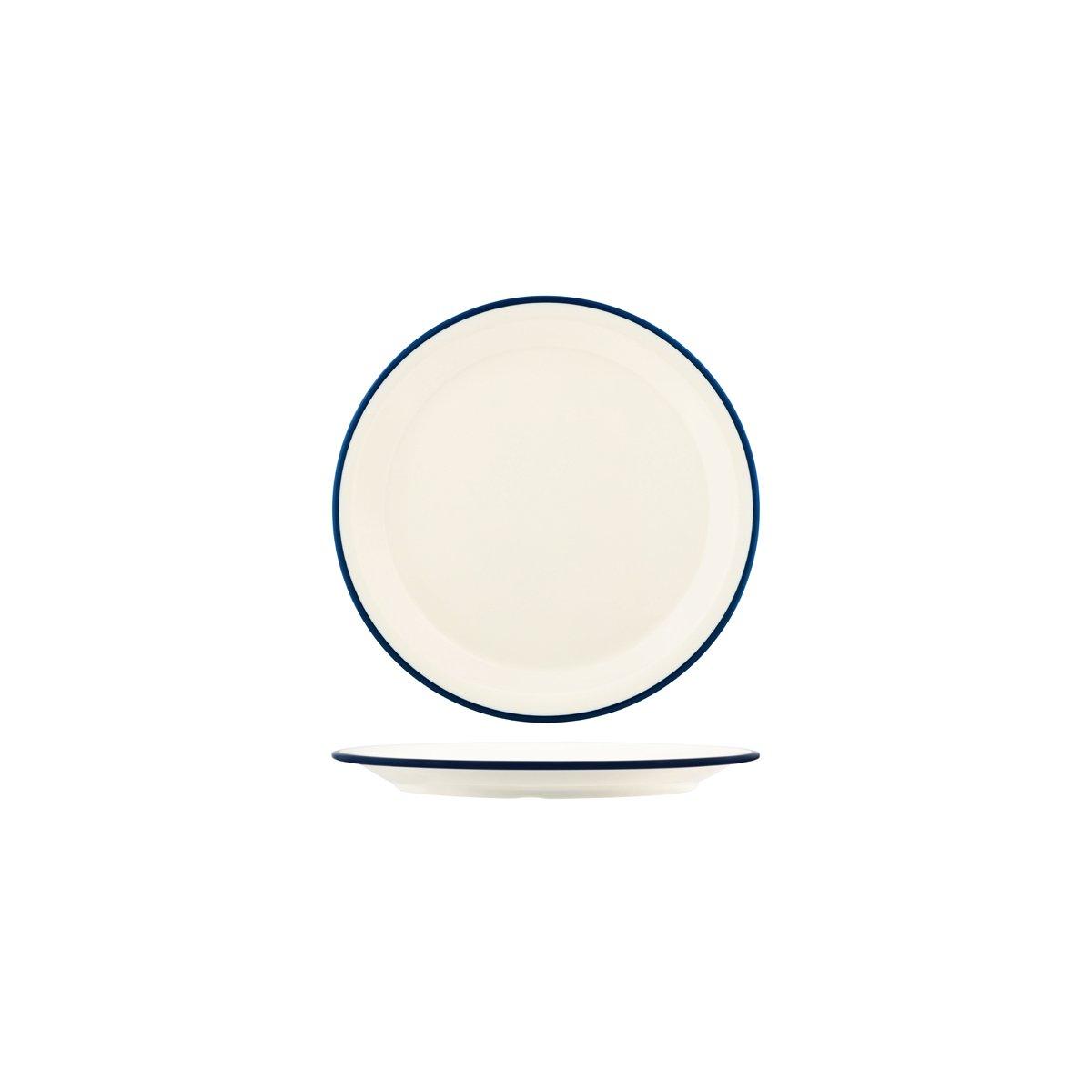 JAB Melamine Vintage Round Plate 190mm (Box of 6) - Kitchenly