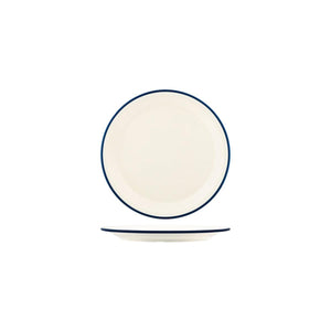JAB Melamine Vintage Round Plate 190mm (Box of 6) - Kitchenly
