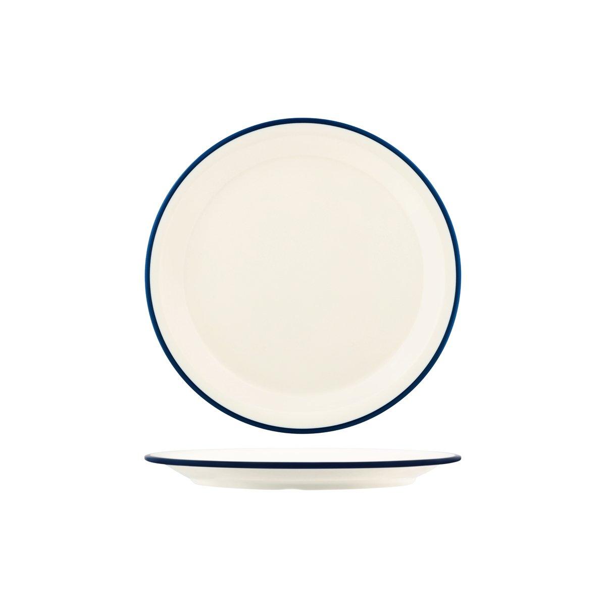 JAB Melamine Vintage Round Plate 265mm (Box of 6) - Kitchenly