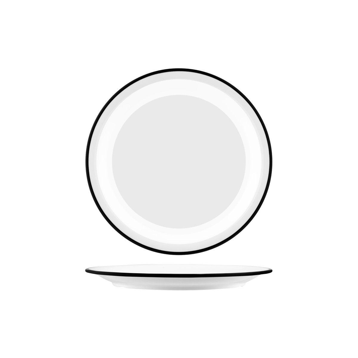 JAB Melamine Vintage Round Plate 265mm (Box of 6) - Kitchenly